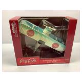 Coca-Cola 1952 Diecast Stearman Airplane/Bank