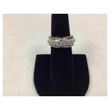 Sterling Silver 1/4 ct Natural Diamond Ring
