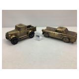 '28 Chevy Truck &'55 Thunderbird Diecast Car/Banks