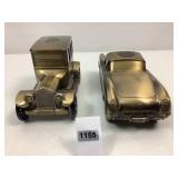 1926 Model T Ford &1953 Corvette Diecast Car/Banks