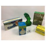 5 Avon Bottles (4 w/Boxes - Fish w/o Box has some)