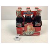 6 Pack Coca-Cola Christmas Bottles (Full)