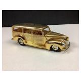 1940 Ford Woody 24K gold plate Diecast Model -1:24