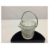 MCM Glass Water Bucket Ashtray (2 1/2' tall)