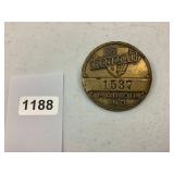 Employee Brass Badge 'General Tire'
