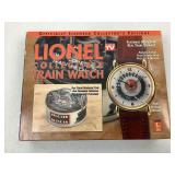 Lionel Collectible Train Watch/Tin -Orig Box w/COA