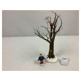 2 Dept 56 Items - Tree is 9' tall