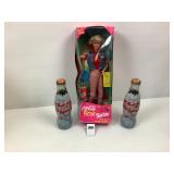 Coca-Cola Picnic Barbie & 2 Holiday 2005 unopened