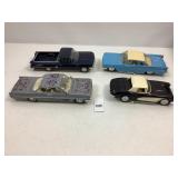 4 Model Kit Cars (as is)
