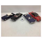 4 Model Kit Cars (as is)