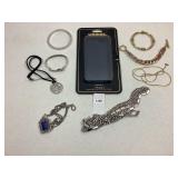 Assorted Jewelry & Phone Case