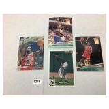 Michael Jordan (1-MLB & 1-NBA) & Shaq Card
