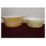 Pyrex Mixing Bowls / Butterfly Gold