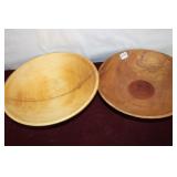 Hand Turned  Wooden Salad Bowls & Candle Stands