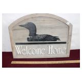 Welcome Home Engraved Sign