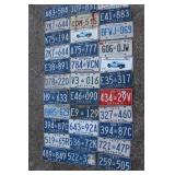Vintage Ontario Licence Plate Collection