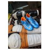 Shin Pads & Adidas Soccer  Cletes