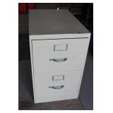 2 Drawer Metal File Cabinet