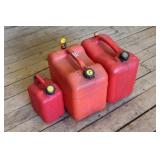 3 Gas Cans
