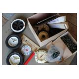 Wheels/ Pipe Cleaners / Roof Screws & More