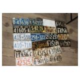 1950s & 60s Ont Licence Plates