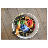 Bucket Of Ratchets & Straps