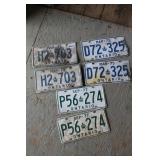 1970s Matching Ont Licence Plates