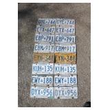 1973 Ontario Matched Set Licence Plates