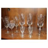 1930s German Crystal Glass Collection / Box Full