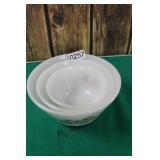 Fireking Mixing Bowls