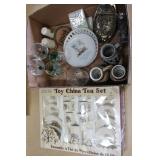 Toy China  Tea Set & Vintage Glaas & China