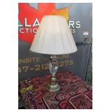 Elegant Glass & Brass Lamp
