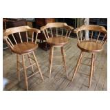 Wooden Bar Stools / 3