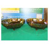 Carnival Glass Fruit Bowls
