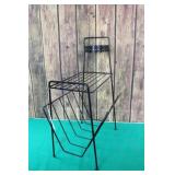 M/C Metal End Table / Record Stand / Ashtray