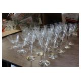 Crystal Liquer & Dessert  Glasses