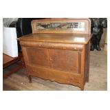 Vintage Oak Sideboard / Server