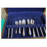M/C Silverware Box & Oneida Silverware
