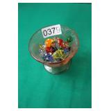 Glass Candies & Pink Depression Glass