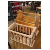 2 Wooden Baskets