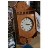 Wooden Clock Shelf / Bateman Book / Trivial Pursut