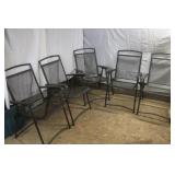 Folding Metal Patio Chairs
