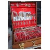100 Pce Bronzed Flatware Serving Set