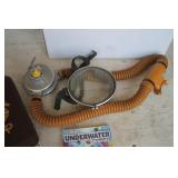 Aqua Lung Vintage Dive Mask & Dive Books