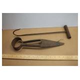 Early Sheep Sheers & Hay Hook