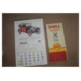Shell Toronto Map & 1923 Calendar