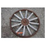 Early Wooden Spoked Auto Rim
