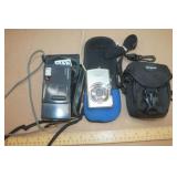 Canon & Olympus Cameras & Clean Kit & Case