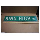 King High Street Sign