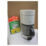 Braun Coffee Maker & Filters / Boxed
